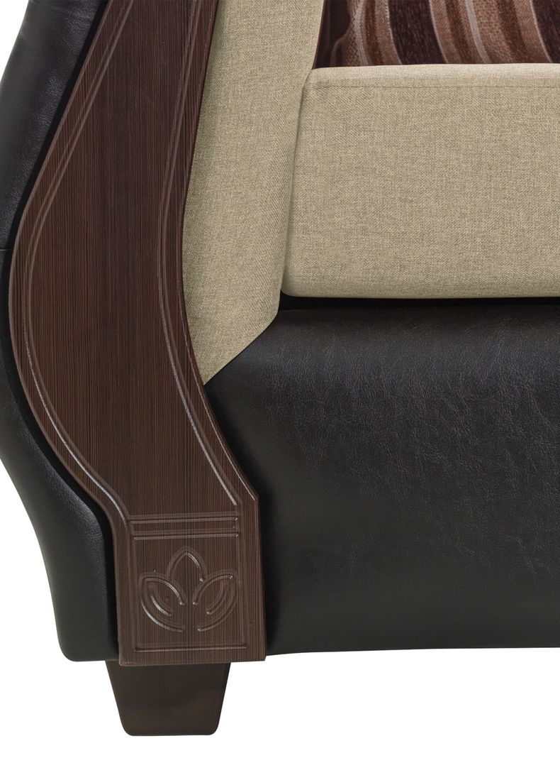 Seccional New Bugambilia 3.2 Tela-PU Gris Oscuro-3