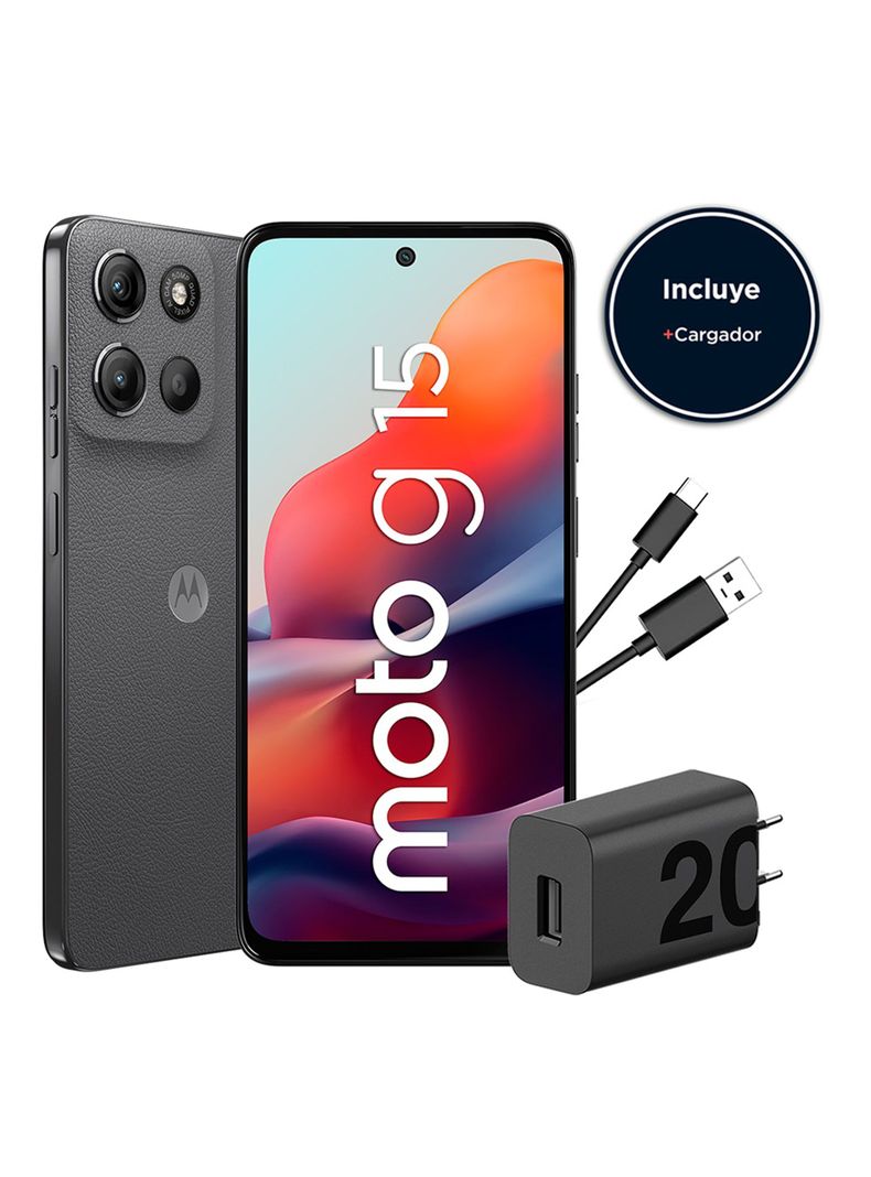 Smartphone G15 128GB 6.7" Gris Liberado-1