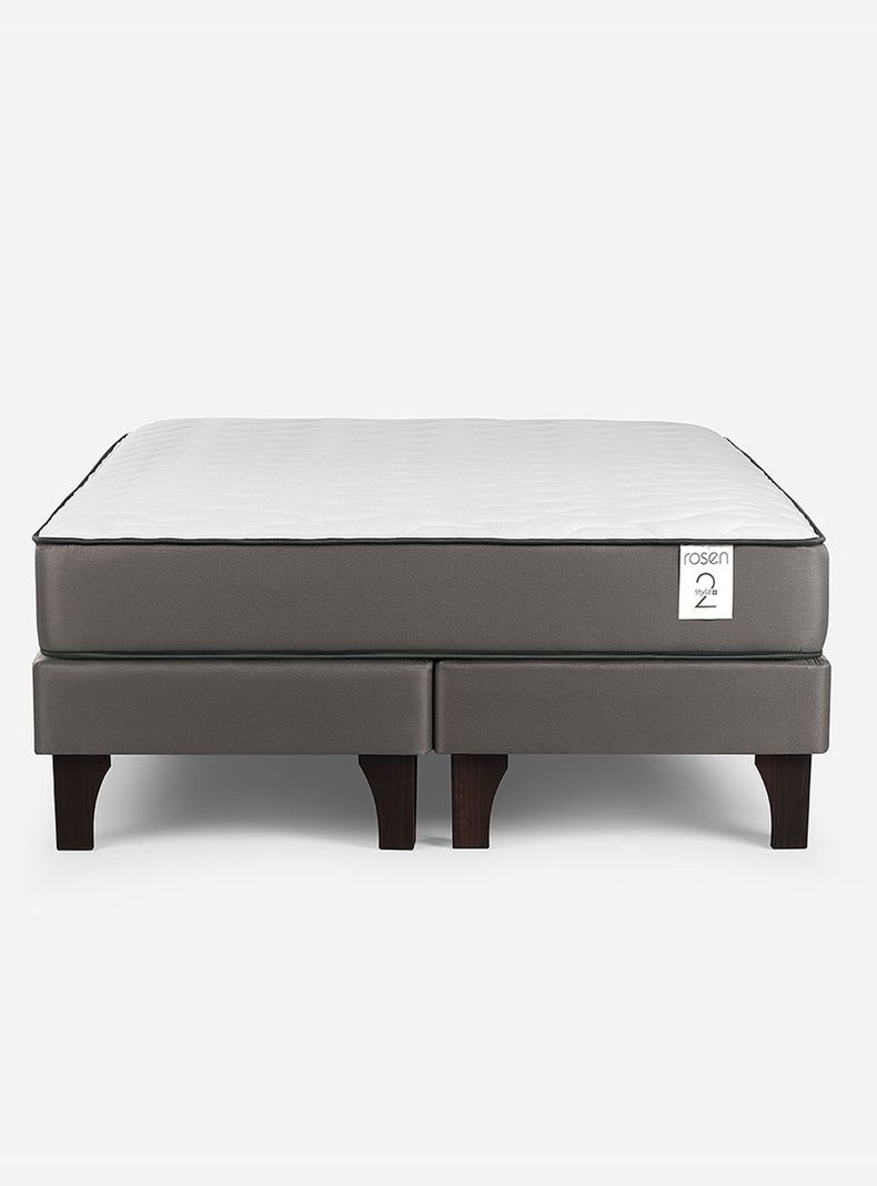 Cama Europea New Style 2 Plus 2 Plazas Base Dividida-1