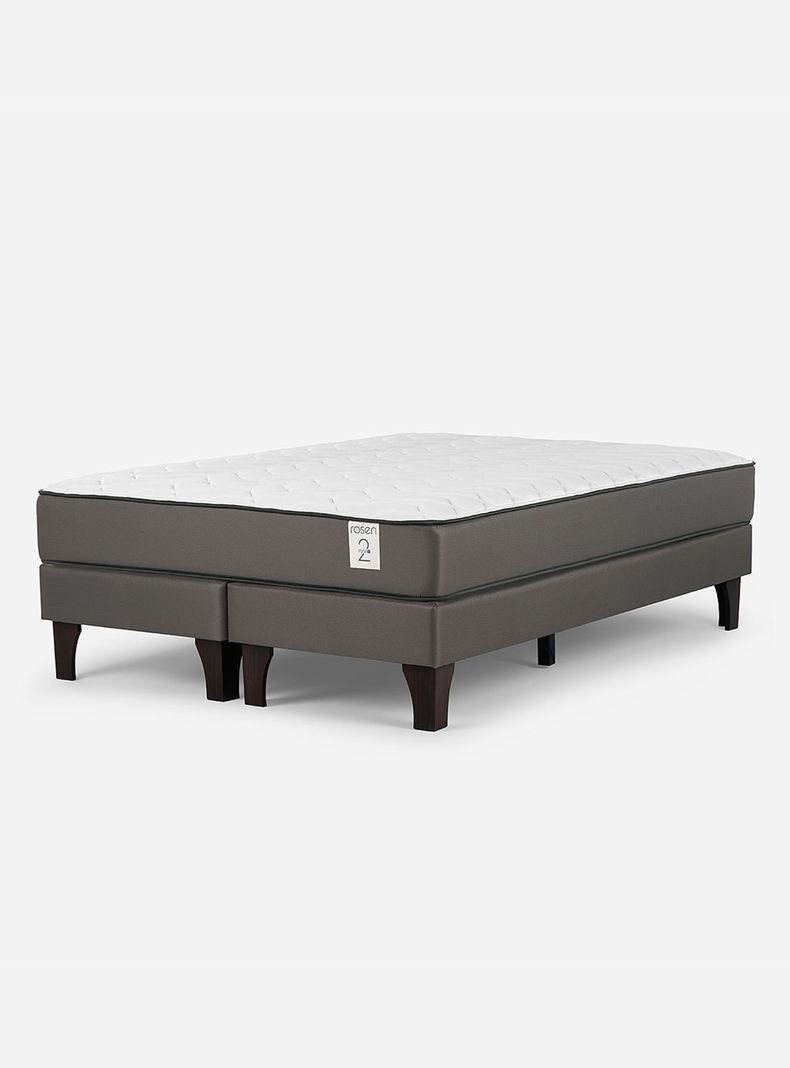 Cama Europea New Style 2 Plus 2 Plazas Base Dividida-0