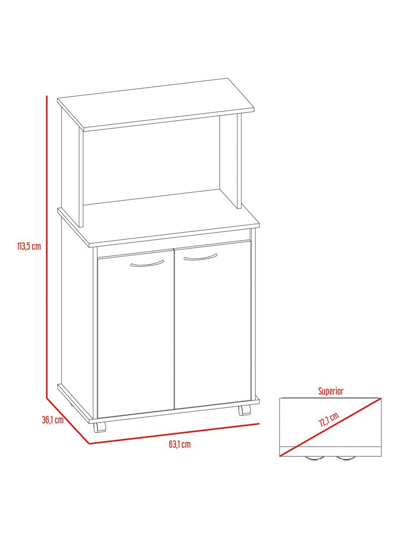 Mueble Cocina Kitchen 36 Negro TuHome-1