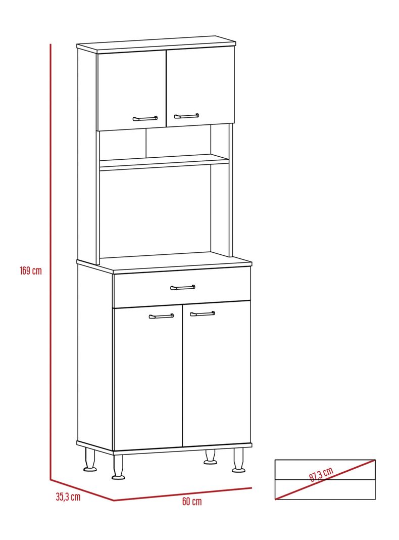 Mueble de Cocina Kitchen 60 Beige-1