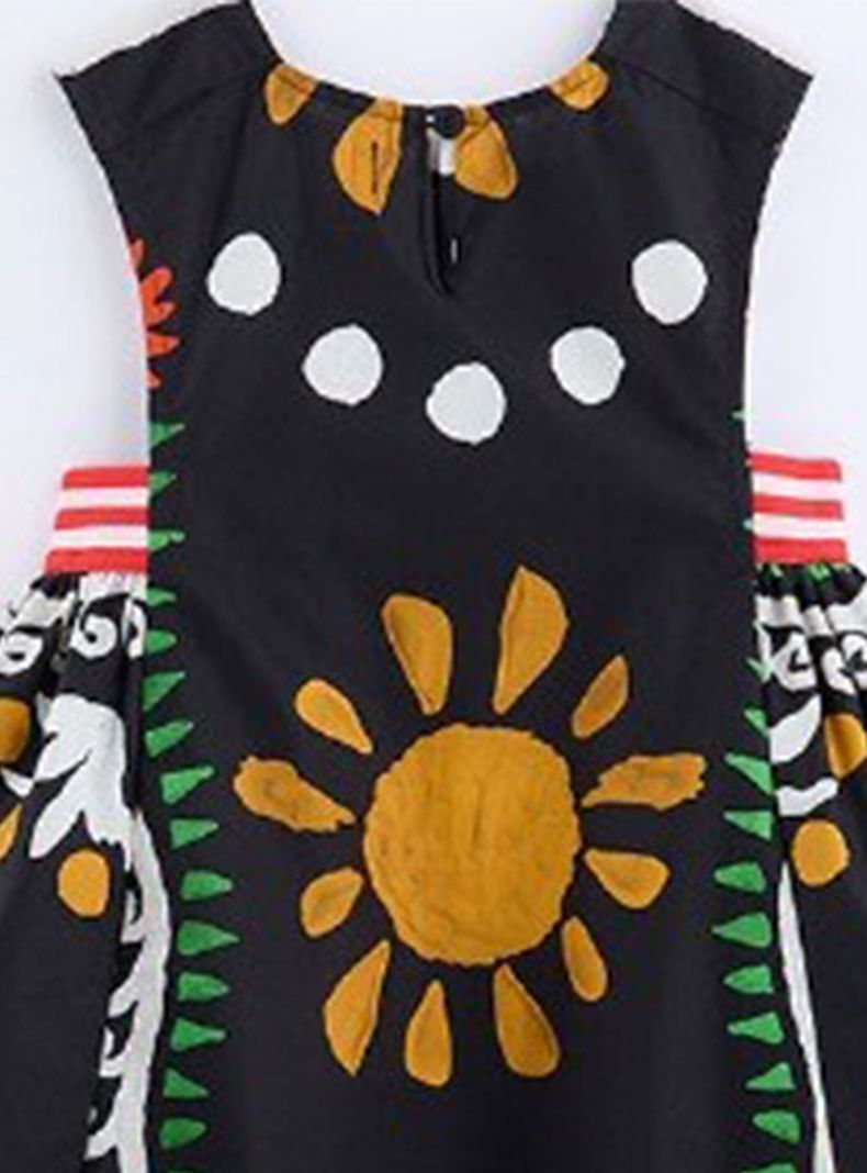 Vestido con Tirantes sin Mangas-1