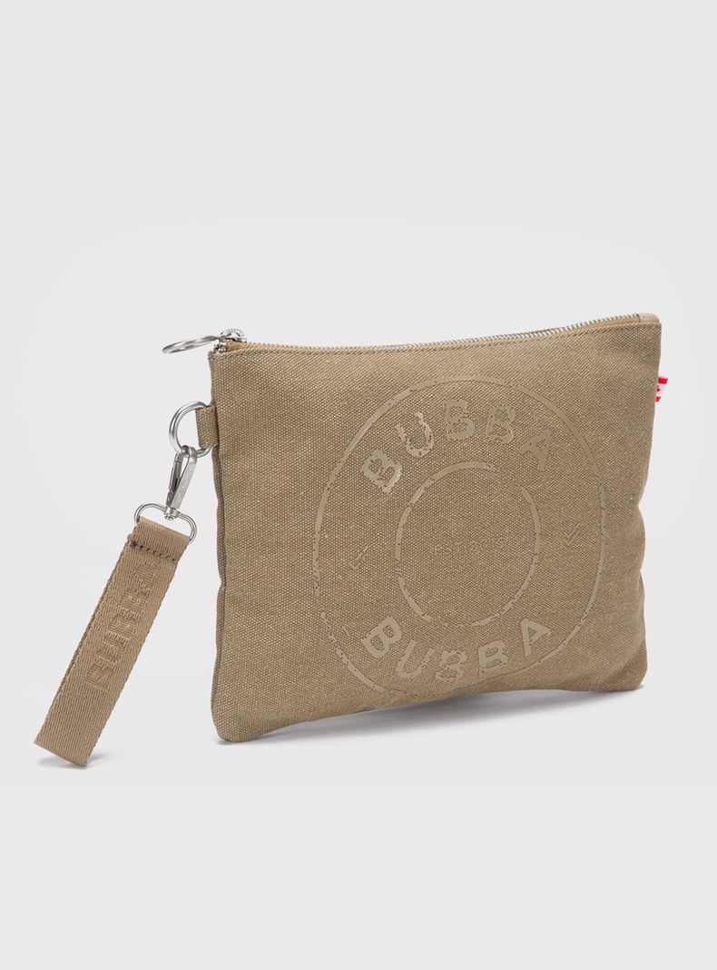 Clutch Canvas Camel-2
