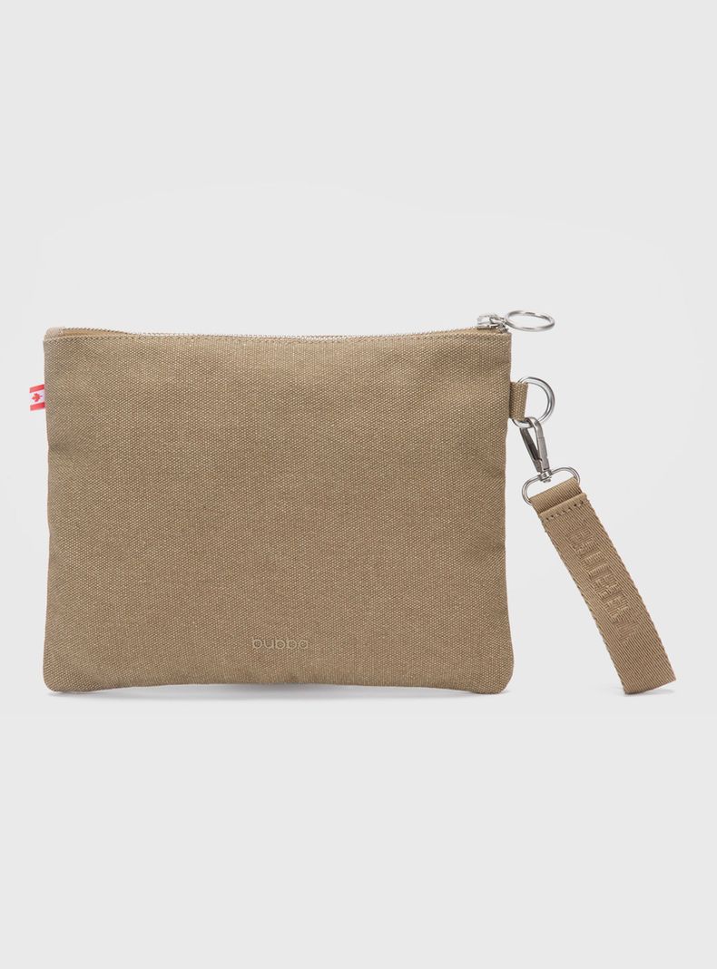 Clutch Canvas Camel-1