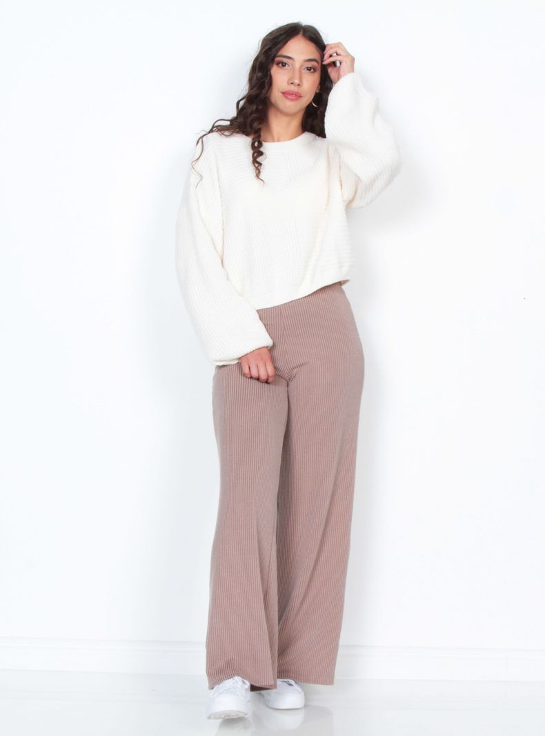 Sweater Manga Larga Escote Redondo-3