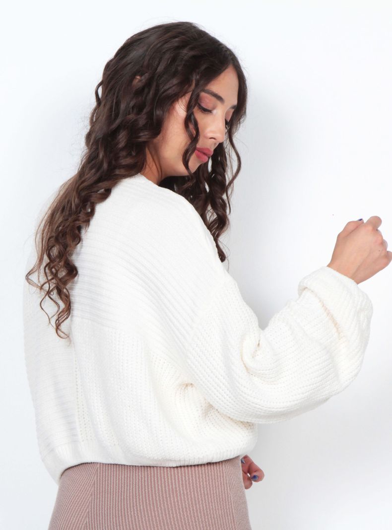 Sweater Manga Larga Escote Redondo-1