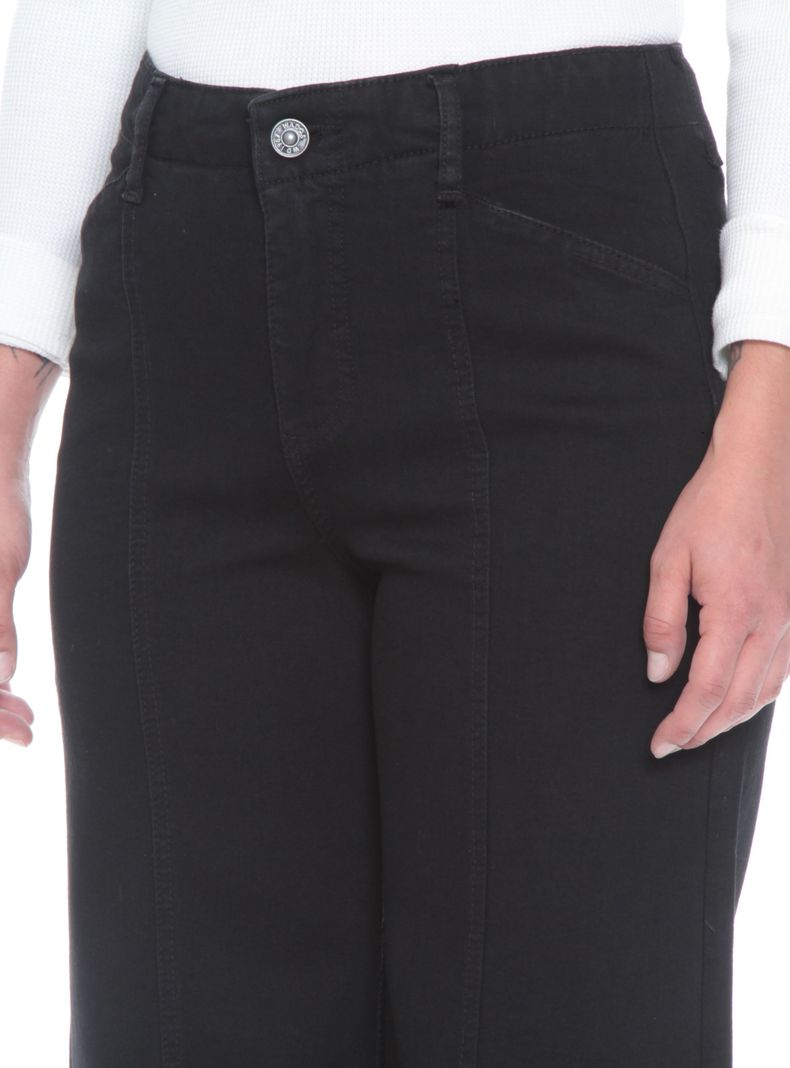 Jeans Wide Leg Tiro Alto Pretina Interna-2
