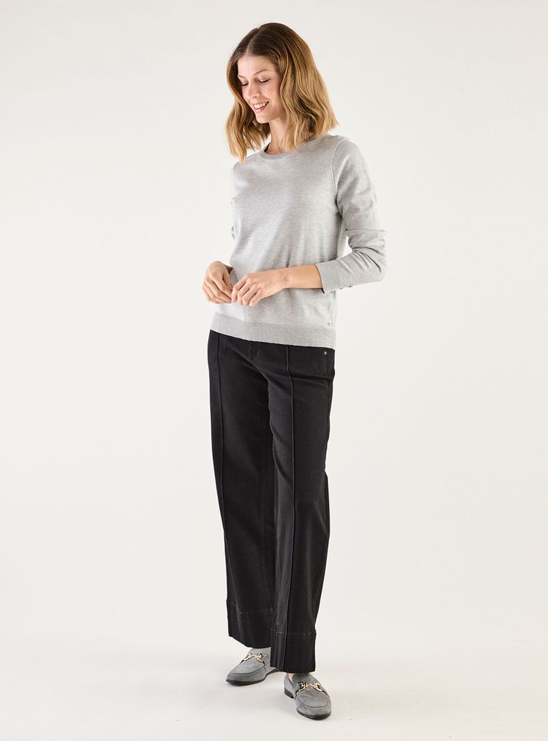 Sweater Liso Textura Básico-3