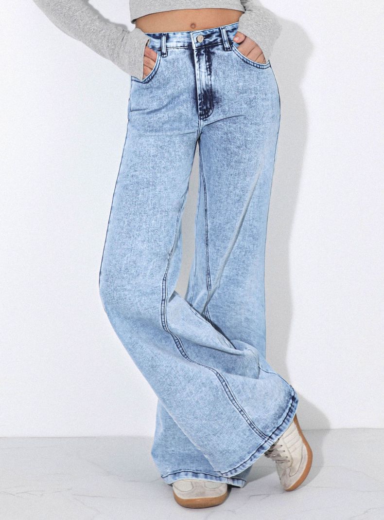 Jeans Pants Corte Entrepierna-0