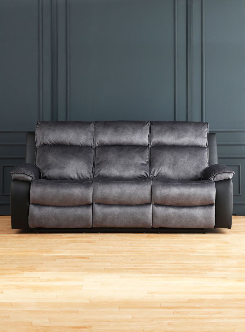 Reclinable 3 Cuerpos Brunei Tela Mix
