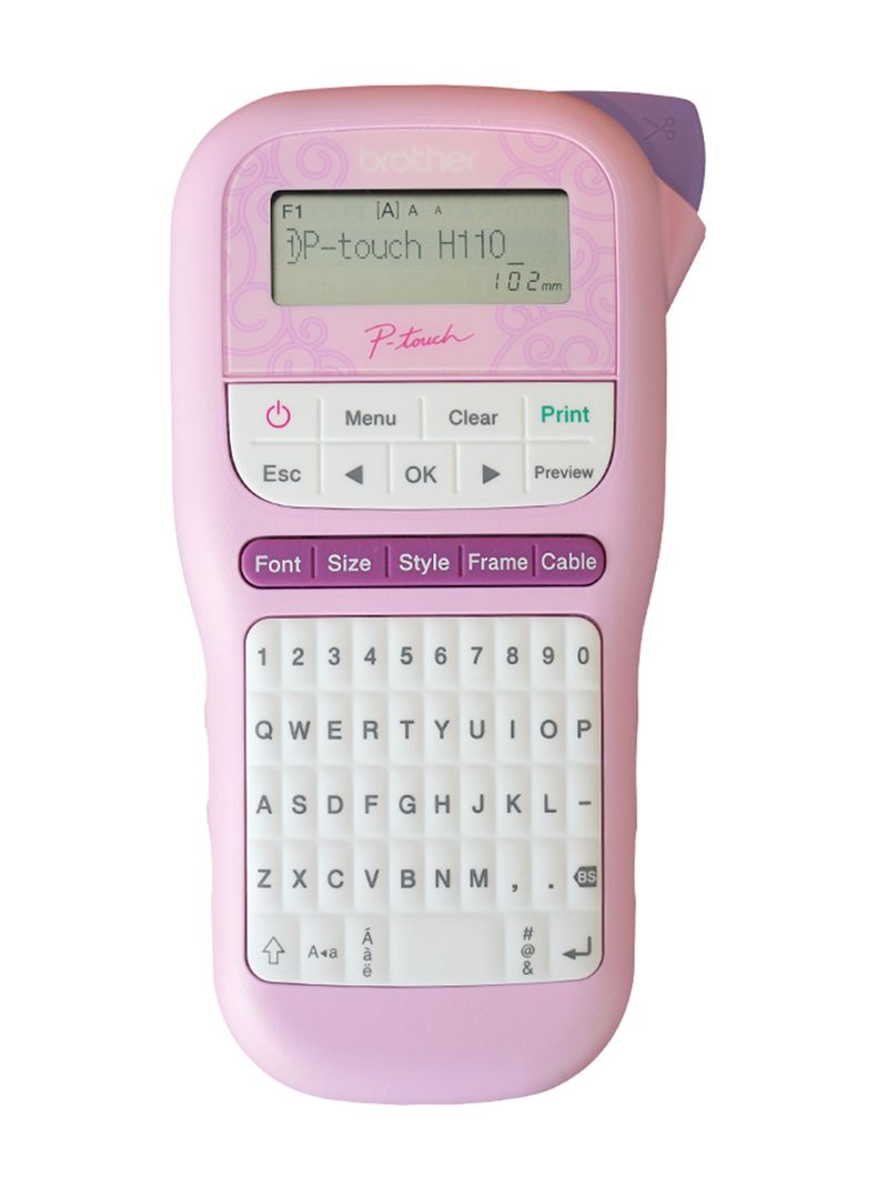 Rotulador Electrónico + Cinta Rosada Extra PTH110PK más-2