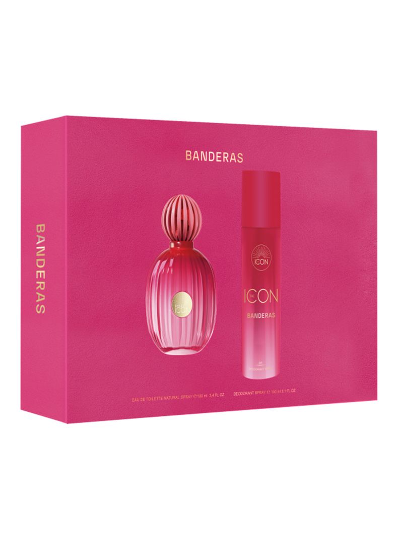 Set Perfume The Icon EDP Mujer 100 ml + 24h Desodorante Spray 150 ml-1