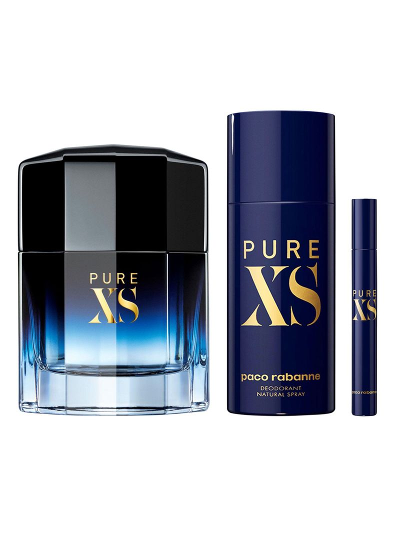 Set Perfume Pure XS EDT Hombre 100 ml + Desodorante 150 ml + Mega Spritzer 10 ml-0