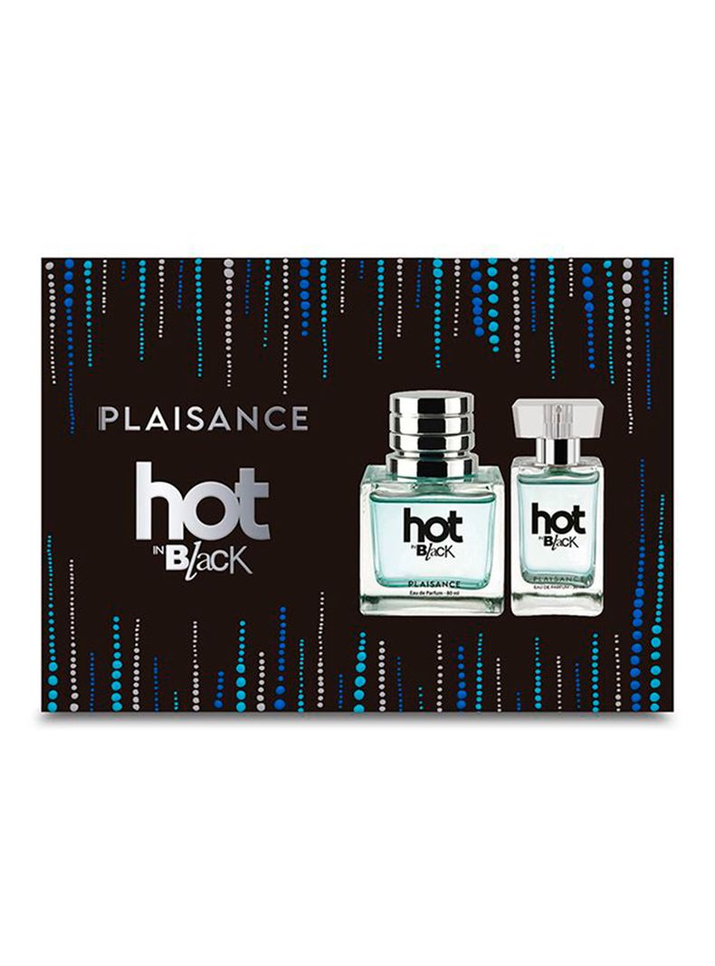 Set Perfume Hot in Black EDP Mujer 80 ml + Miniatura 30 ml-0