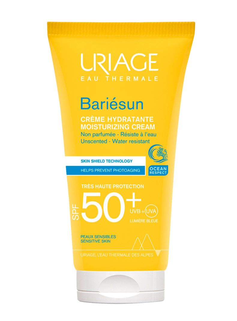 Protector Solar Bariésun Crema Hidratante SPF50+ Sin Perfume 50ml Uriage-0