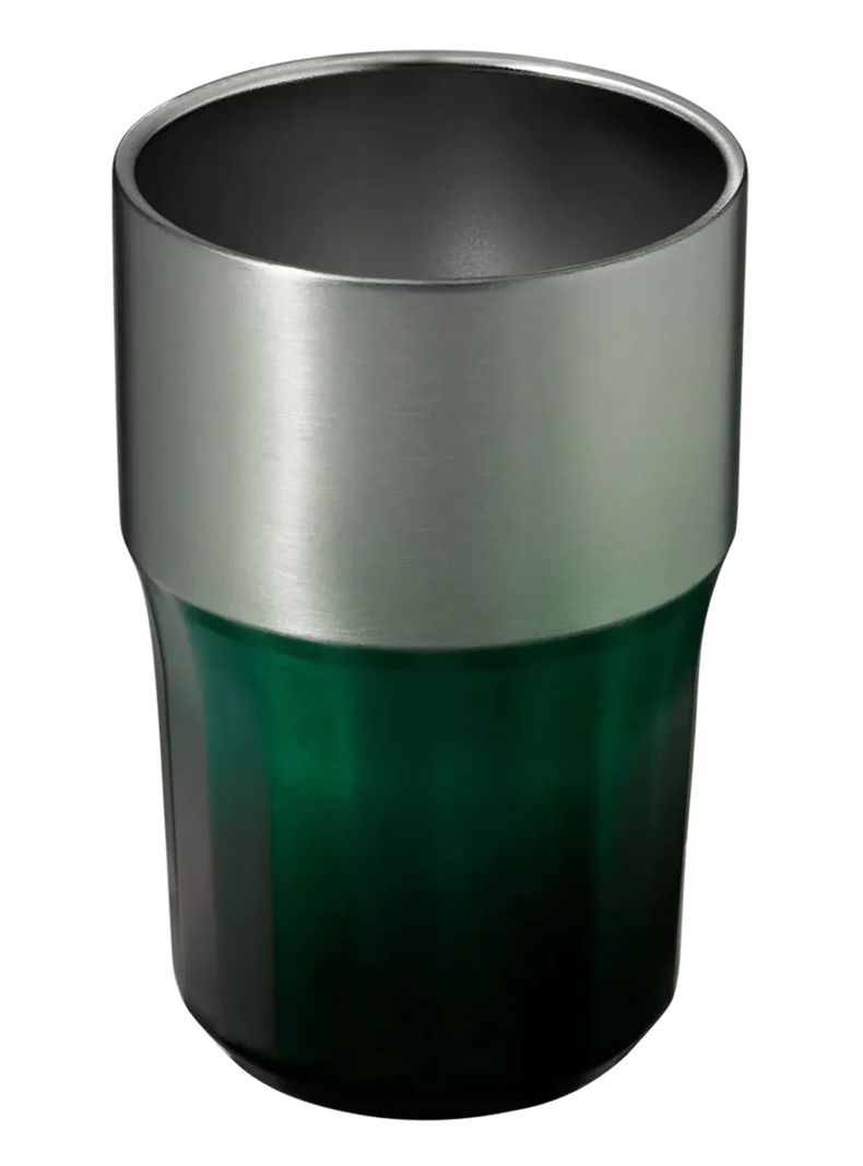 Vaso The Golden Hour PrismaticFacetado Verde 13.8 Oz-1