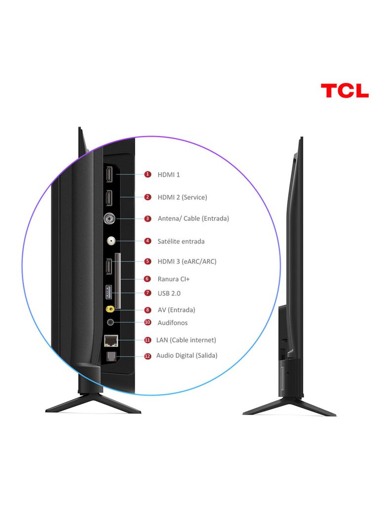 LED Smart TV 43" 4K UHD 43P635 Google TV Passion Line-2