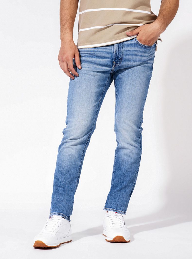Jeans AirFlex Slim Straight Denim Medium-0