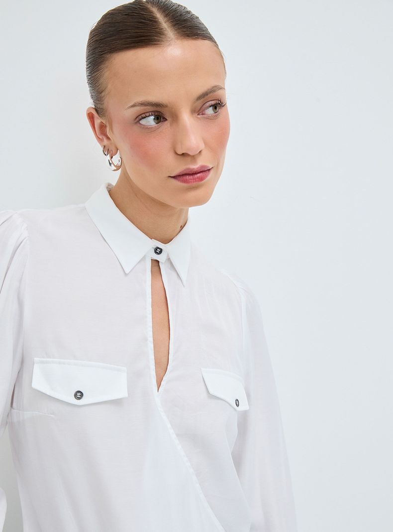 Blusa Lisa Diseño Minimalista-3