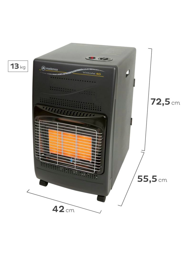 Estufa Gas 11/15 Kg Vittale 40-1