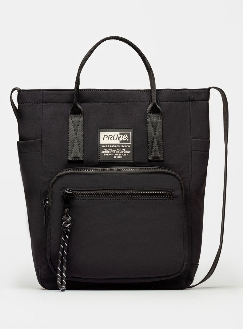 Bolso al Hombro Forest en Nylon Negro-0