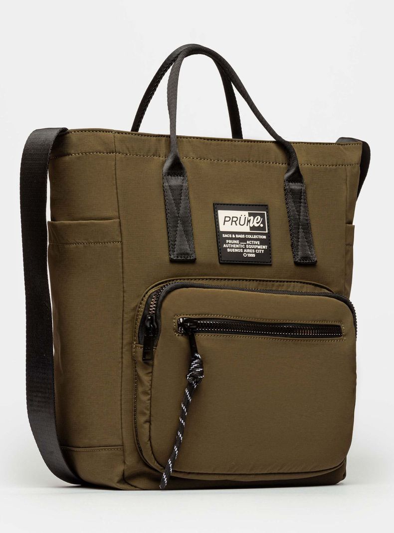 Bolso al Hombro Forest en Nylon Verde-1
