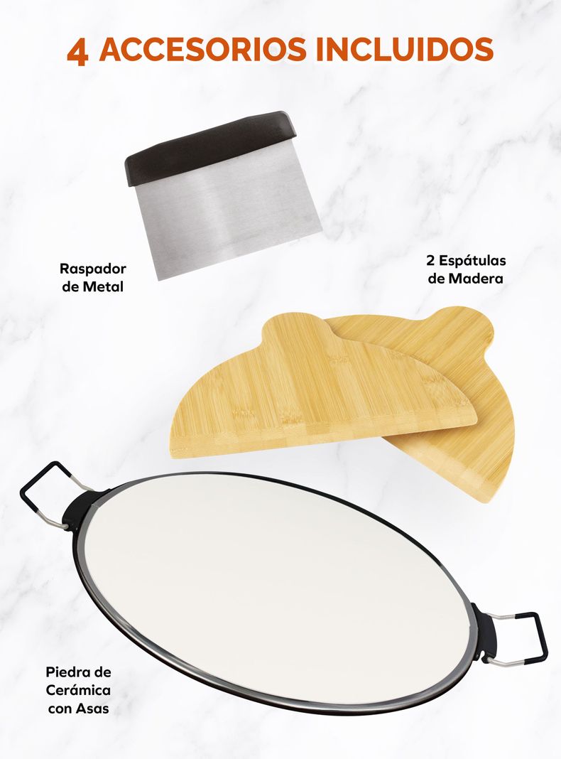 Horno Eléctrico para Pizza 1400W con Visor EK-001-3