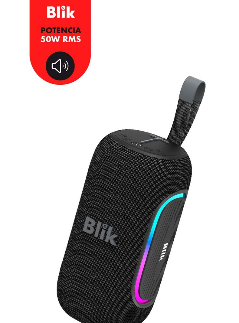 Parlante Bluetooth 50W RMS Hypebass Negro-4