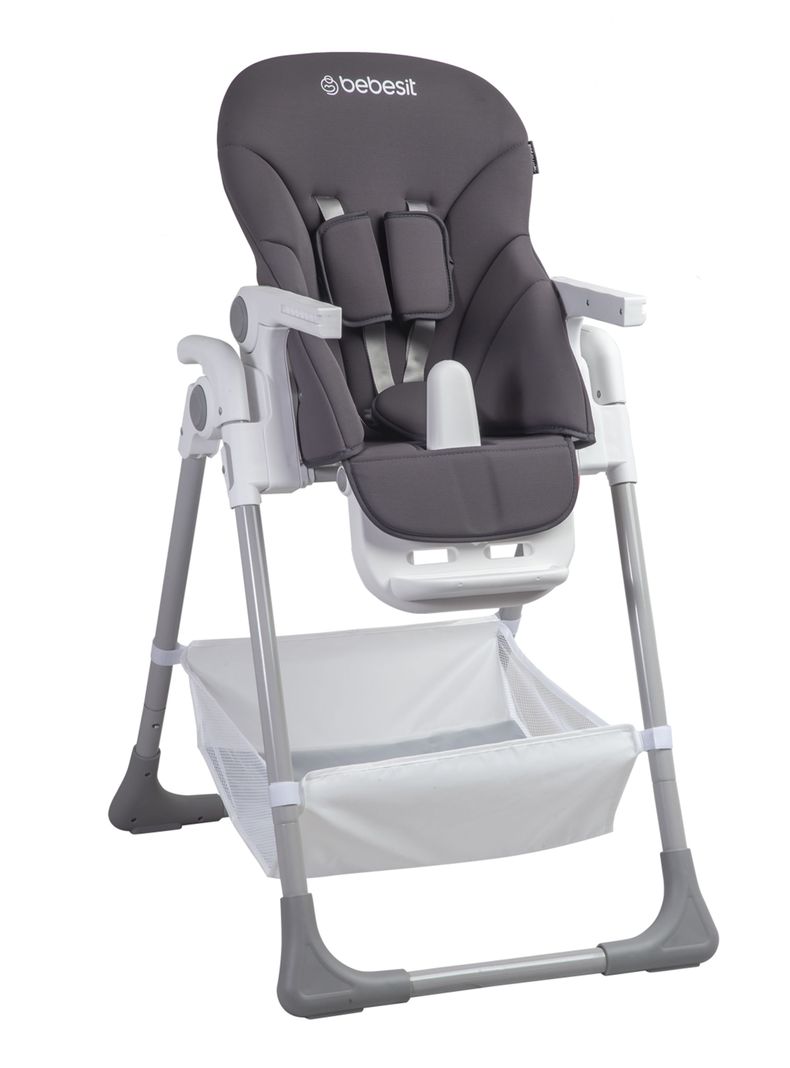 Silla de Comer Desmontable Snack LX Gris Bebesit-0