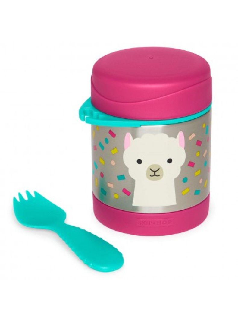 Termo Zoo Llama Acero Skip Hop-2