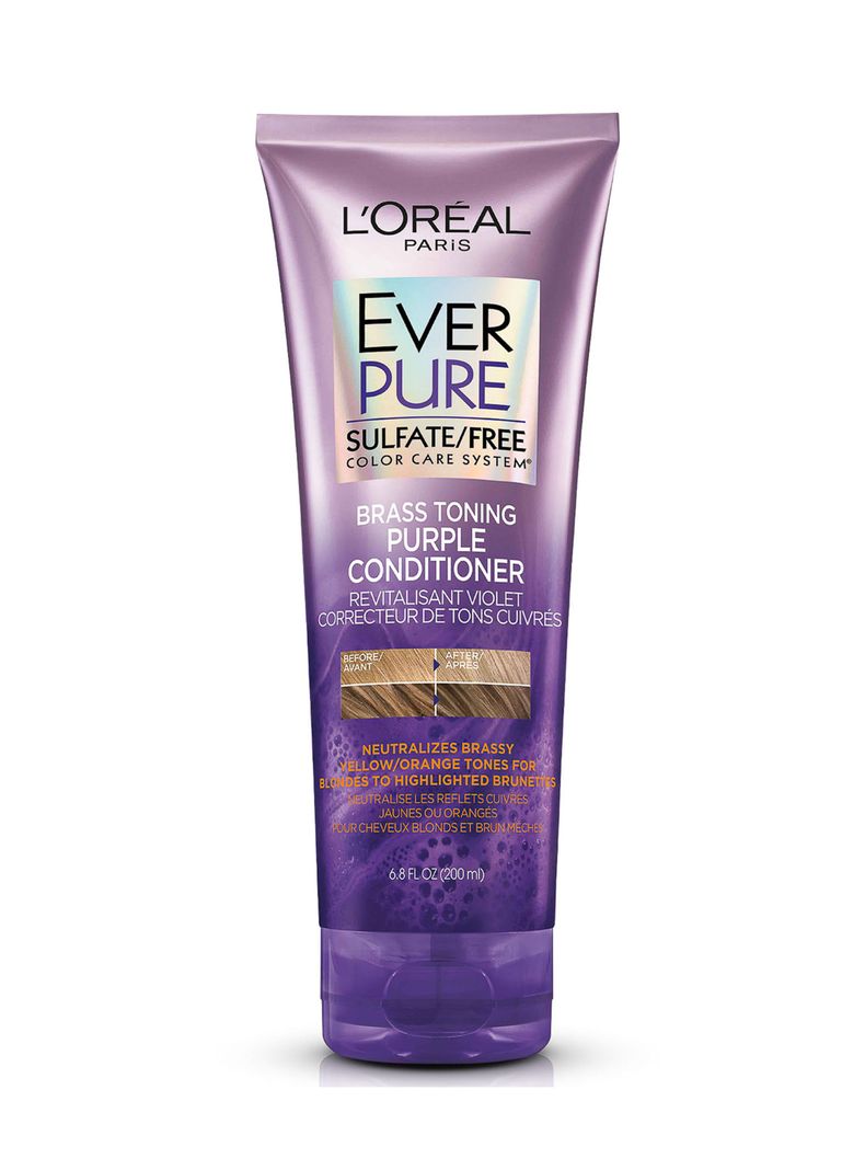 Acondicionador Ever pure Purple Brass Toning 200 ml-1