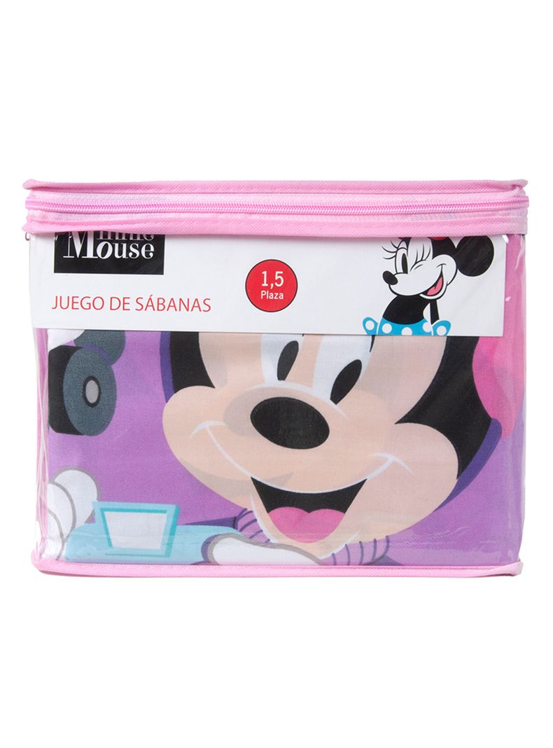 Sábana Minnie Skate 1.5 Plazas-2