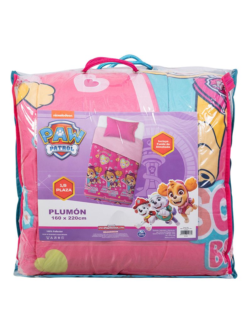 Plumón Paw Patrol Skye 1.5 Plazas-2