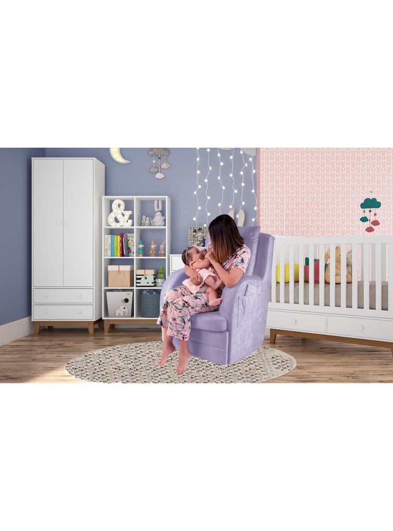 Sillón de Lactancia Infant Gris-4