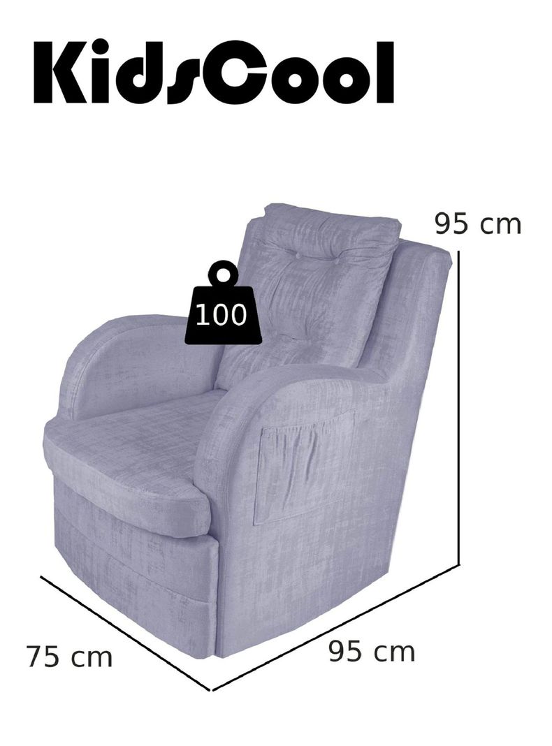 Sillón de Lactancia Infant Gris-1
