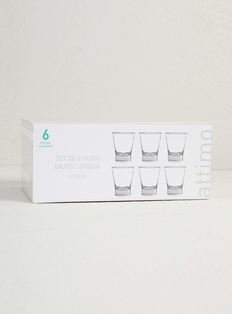 Set 6 Vasos London Bajo 400 ml-3