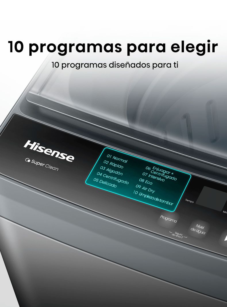 Lavadora Carga Superior 10 Kg  WT1D1030UT-5