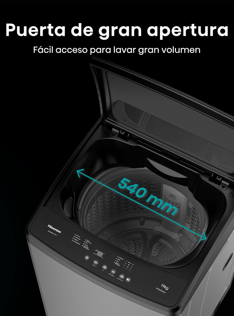 Lavadora Carga Superior 19 Kg WT3W1923UT-6