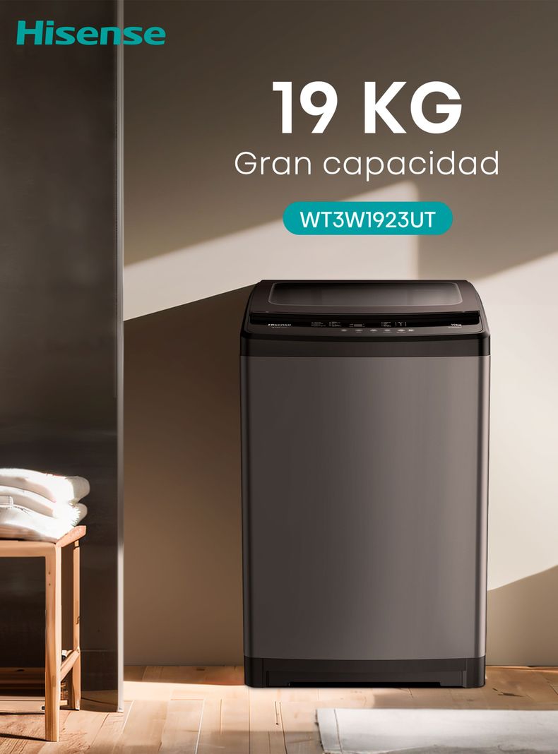 Lavadora Carga Superior 19 Kg WT3W1923UT-9