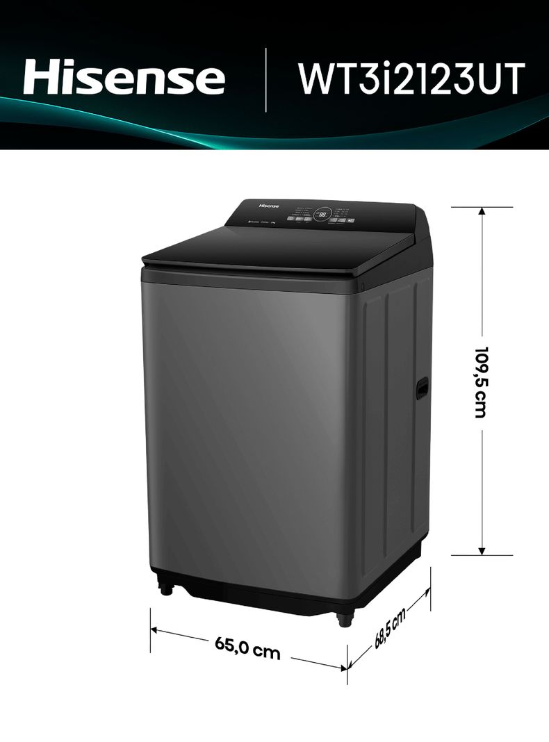 Lavadora Carga Superior 21 Kg WT3I2123UT-1