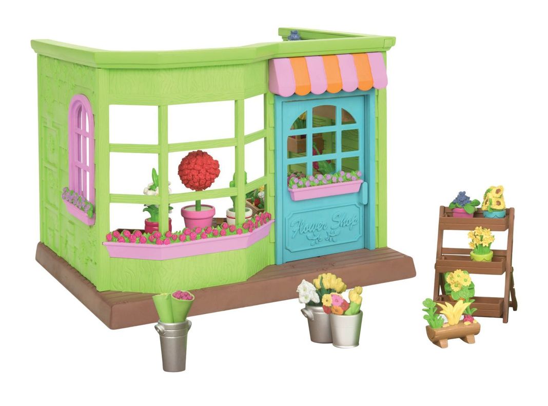 Lil Woodzeez Playset florería Caramba-0
