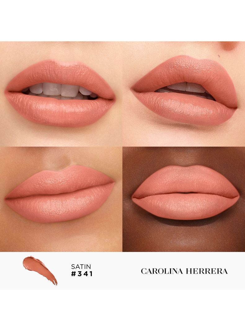 Fabulous Kiss Lipstick Satin Carolina Herrera 341 Nude Minimal 3.5g-1