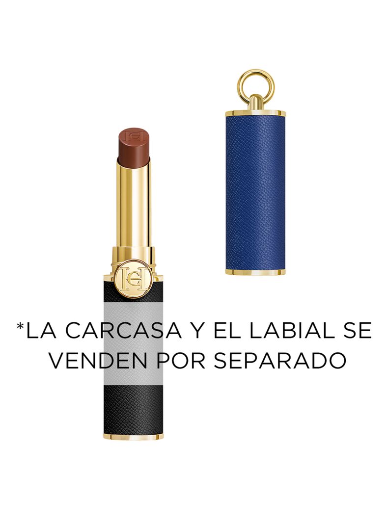 Good Girl Maxi Glaze Lipstick Case Carolina Herrera Blue & Black -1