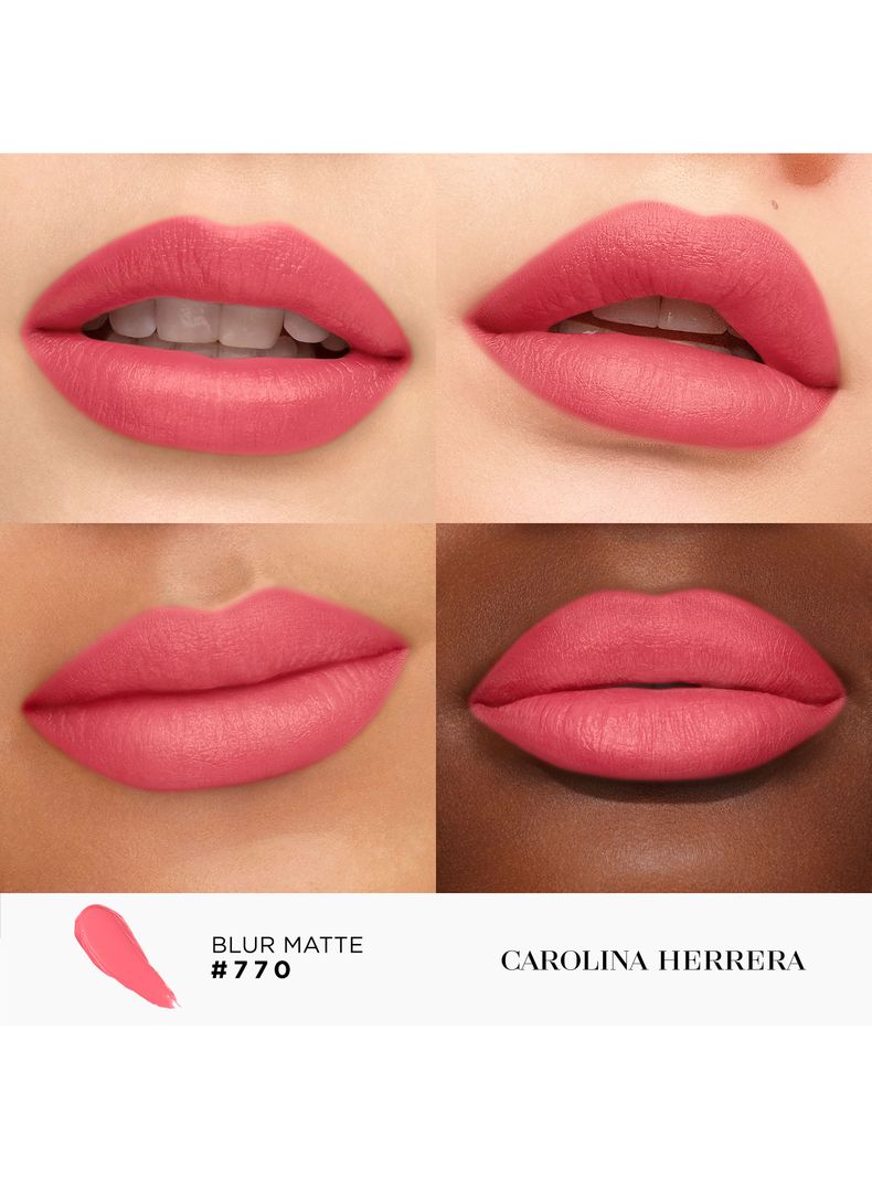 Fabulous Kiss Lipstick Blur Matte Carolina Herrera 770 Nude Alert 3.5g-2