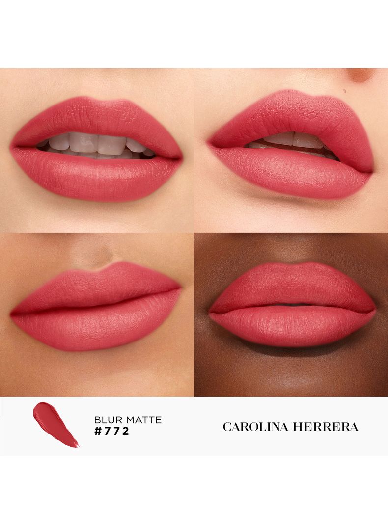 Fabulous Kiss Lipstick Blur Matte Carolina Herrera 772 Slay Nude 3.5g-2
