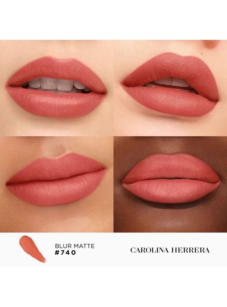 Fabulous Kiss Lipstick Blur Matte Carolina Herrera 740 Nude Cashmere 3.5g-2