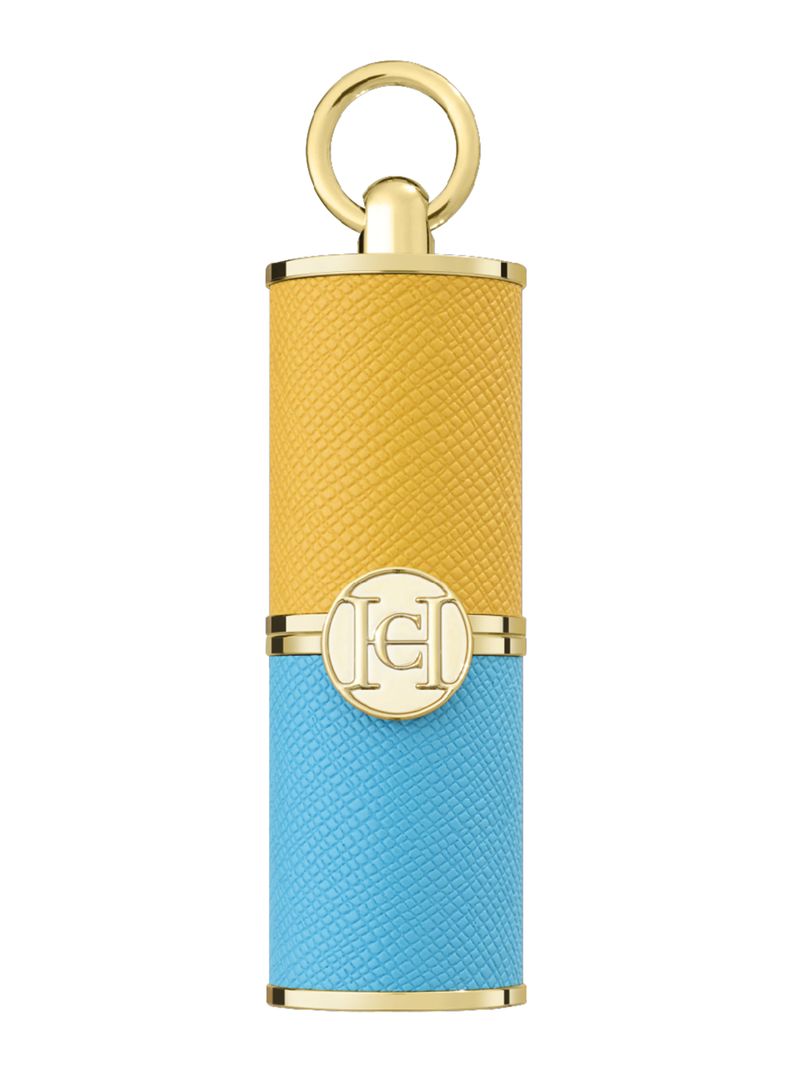 Good Girl Mini Lip Balm Case Carolina Herrera Yellow & Blue -0
