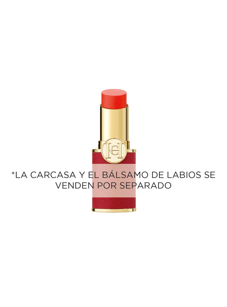 Good Girl Mini Lip Balm Case Carolina Herrera Burgundy & Red -1