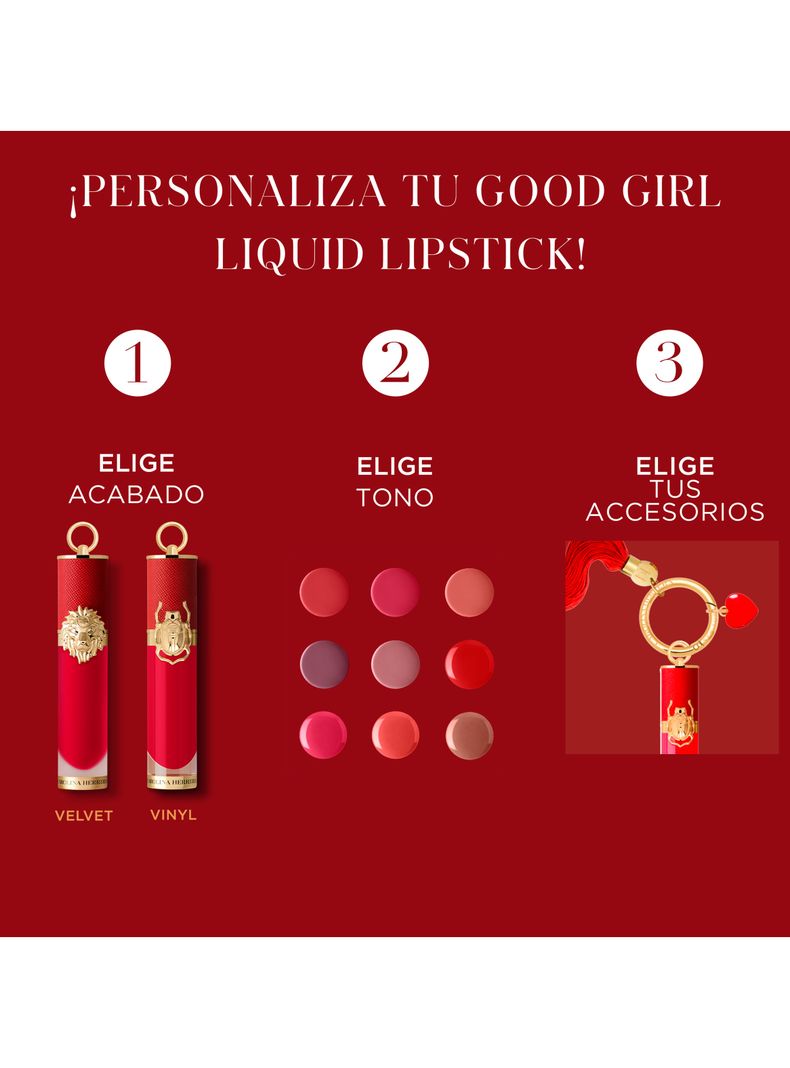 Good Girl Liquid Lipstick Vinyl Carolina Herrera 310 Carolina 5 ml-4